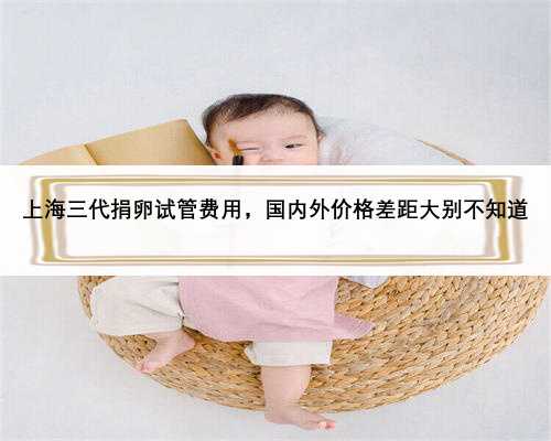 上海三代捐卵试管费用，国内外价格差距大别不知道