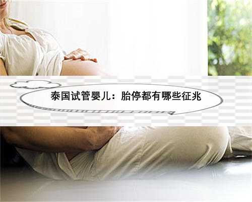 泰国试管婴儿：胎停都有哪些征兆